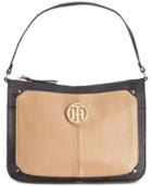 Tommy Hilfiger Tina Pebble Leather Small Hobo