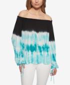 Jessica Simpson Off-the-shoulder Dip-dyed Peasant Top
