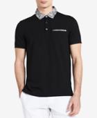 Calvin Klein Men's Printed Collar Polo