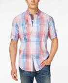 Club Room Men's Big And Tall Plaid Shirt, Only At Macy's