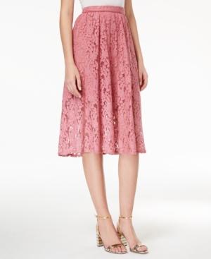 Disney Beauty And The Beast Juniors' Floral Lace Skirt