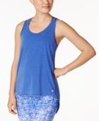 Calvin Klein Performance Overlap-back Distressed Tank Top