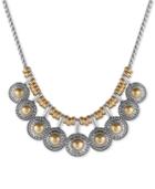 Lucky Brand Multi-disc Stone Statement Necklace