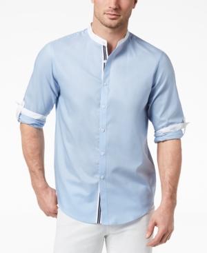 I.n.c. Men's Band-collar Shirt, Created For Macy's