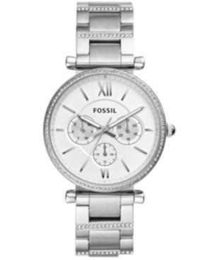 Fossil Women's Carlie Stainless Steel Bracelet Watch 38mm