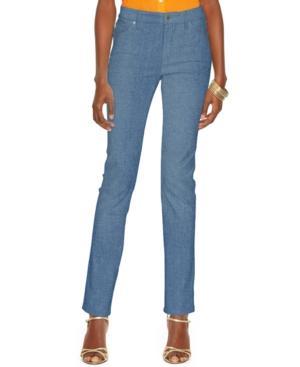 Lauren Jeans Co. Super-stretch Heritage Straight-leg Jeans