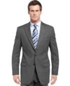 Lauren By Ralph Lauren Jacket Grey Sharkskin Blazer