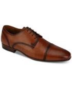 Kenneth Cole Reaction Men's Brave Burnished Cap-toe Oxfords Men's Shoes