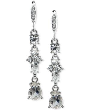 Givenchy Multi-crystal Linear Drop Earrings