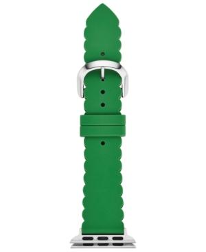 Kate Spade New York Women's Green Silicone Apple Watch Strap