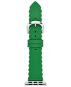 Kate Spade New York Women's Green Silicone Apple Watch Strap