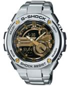 G-shock Men's Analog-digital Silver-tone Resin Bracelet Watch 59x52mm Gst210d-9a