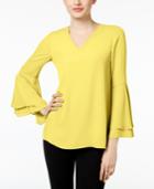 Alfani Petite Bell-sleeve Blouse, Only At Macy's