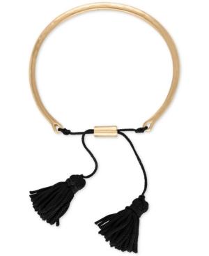 Rachel Rachel Roy Gold-tone & Tassel Slider Bracelet