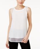 Cable & Gauge Mesh-trim Tank Top