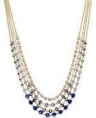 Inc International Concepts Gold-tone Multi-bead Multi-row Necklace, Only At Macy's