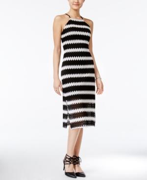 Bar Iii Printed Knit Midi Dress, Only At Macy's