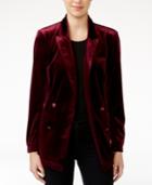 Fair Child Double-breasted Velour Blazer