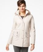 Kenneth Cole Hooded Quilt-lined Raincoat