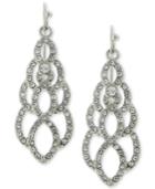 2028 Silver-tone Crystal Chandelier Earrings, A Macy's Exclusive Style