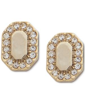 Ivanka Trump Gold-tone Crystal Stud Earrings