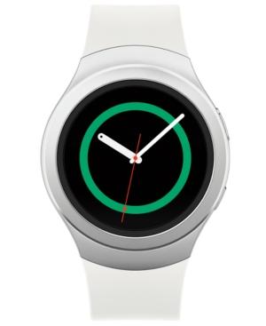 Samsung Gear S2 Unisex White Strap Smartwatch 42mm Sm-r7200zwaxar