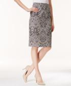 Charter Club Printed Side-zip A-line Skirt, Only At Macy's