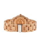 Earth Wood Pith Wood Bracelet Watch W/date Khaki 40mm