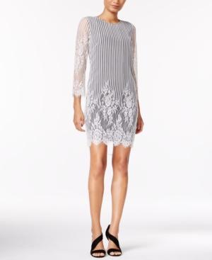 Kensie Lace Shift Dress