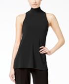 Alfani Prima Mock-turtleneck Sleeveless Knit Top, Only At Macy's
