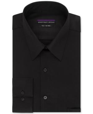 Geoffrey Beene Big And Tall Classic-fit Non-iron Sateen Solid Dress Shirt