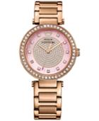 Juicy Couture Women's Luxe Couture Rose Gold-tone Bracelet Watch 38mm 1901268