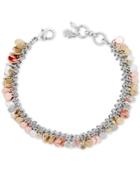 Lucky Brand Tri-tone Mini-disc Charm Bracelet