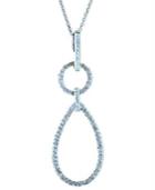 Classique By Effy Diamond Circle Loop (3/8 Ct. T.w.) In 14k White Gold