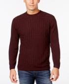 Weatherproof Men's Crew-neck Sweater, Only At Macy's