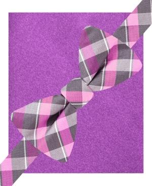 Alfani Men's Lennox Plaid Bow Tie & Suspender Set, Only At Macy's