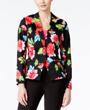 Xoxo Juniors' Printed One-button Blazer
