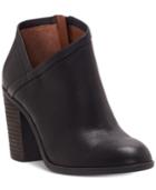 Lucky Brand Women's Salza Block-heel Booties Women's Shoes