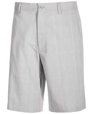 Greg Norman For Tasso Elba Men's Performance Stretch Plaid Golf Shorts, Created For Macy's