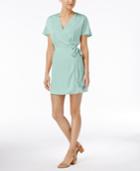 Bar Iii Faux-wrap Dress, Created For Macy's