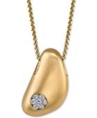 Monica Danko Diamond Cluster Abstract Pendant Necklace (1/4 Ct. T.w.) In 14k Gold
