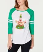 Love Tribe Juniors' Christmas Patrick Star Baseball T-shirt