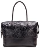 Patricia Nash Saluzzo Embossed Leather Overnight Weekender