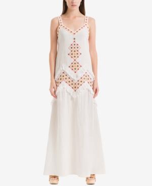 Max Studio London Embroidered Maxi Dress