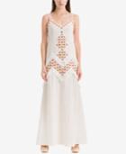 Max Studio London Embroidered Maxi Dress