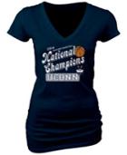 Step Ahead Women's Ncaa Basketball National Champions Connecticut Huskies T-shirt