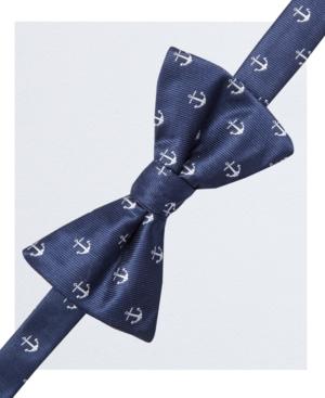 Countess Mara Men's Anchor Pre-tied Bow Tie And Pocket Square Set