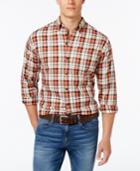 Cutter & Buck Men's Big And Tall Upland Plaid Long-sleeve Shirt