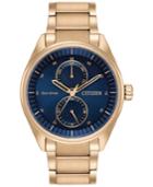 Citizen Men's Solar Paradx Rose Gold-tone Stainless Steel Bracelet Watch 42mm Bu3013-53l