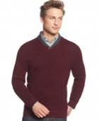 Club Room Big And Tall Merino Double Shawl Sweater, Only At Macy's